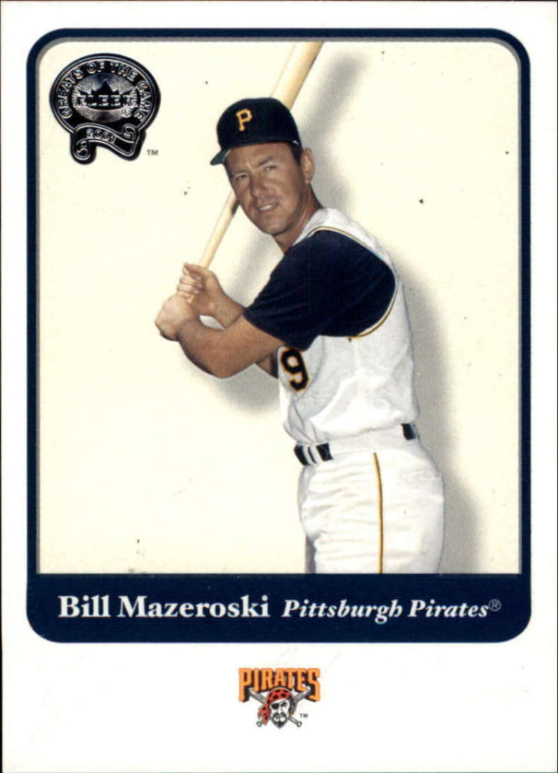 2001 Fleer Greats of the Game #132 Bill Mazeroski