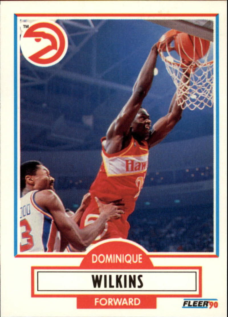 1990-91 Fleer #6 Dominique Wilkins