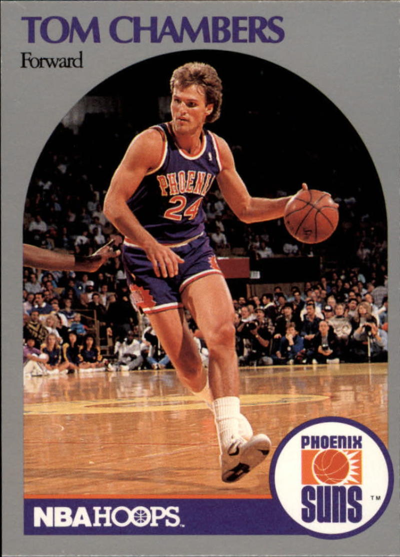 1990-91 Hoops #234a Tom Chambers (Forward on Front)