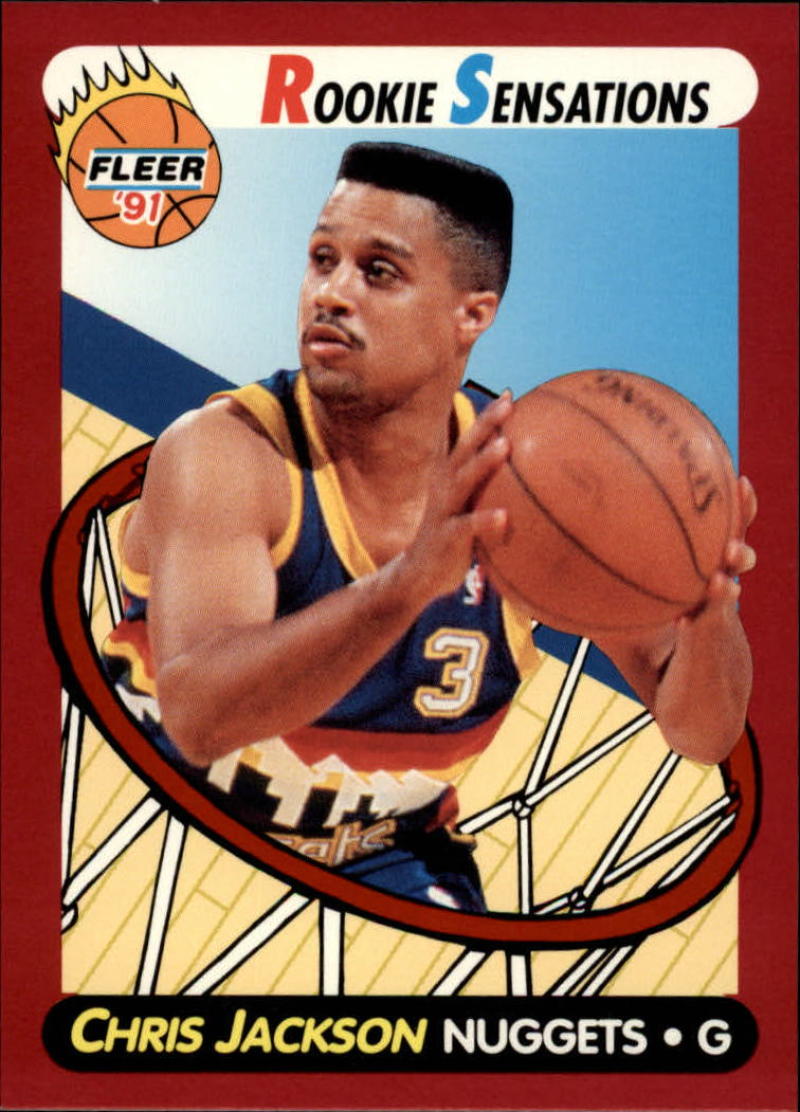 1991-92 Fleer Rookie Sensations #8 Chris Jackson