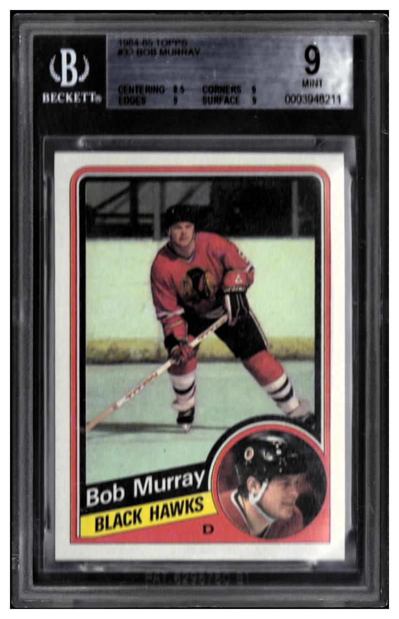 1984-85 Topps #32 Bob Murray Beckett BGS 9 Mint