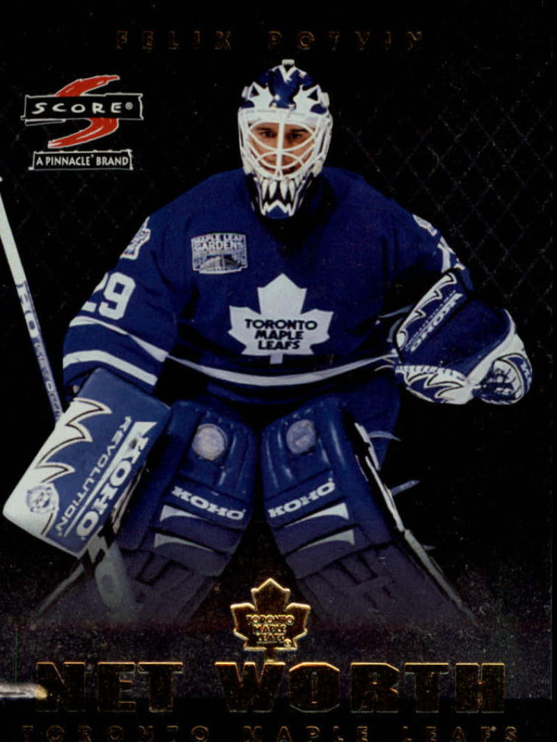 1997-98 Score Net Worth #16 Felix Potvin  Maple Leafs