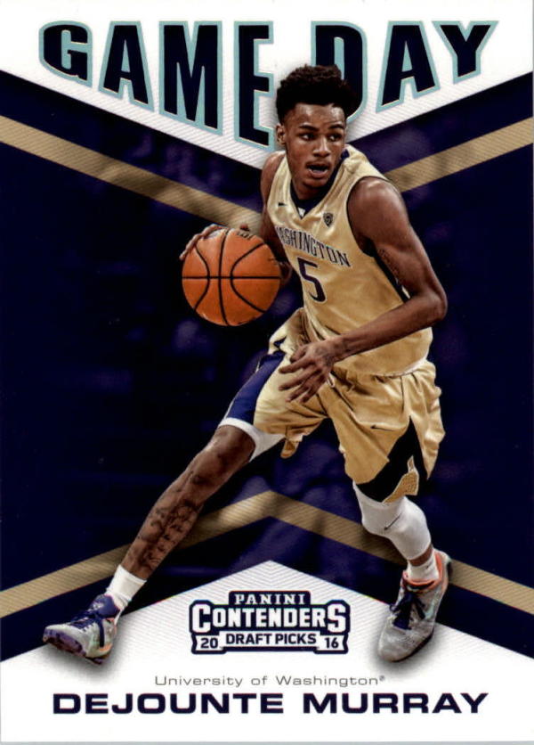2016-17 Contenders Draft Picks Game Day #15 Dejounte Murray  Basketball